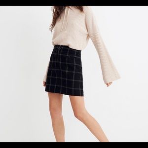 NWT Madewell Plaid Fireside Mini Skirt - sz 6